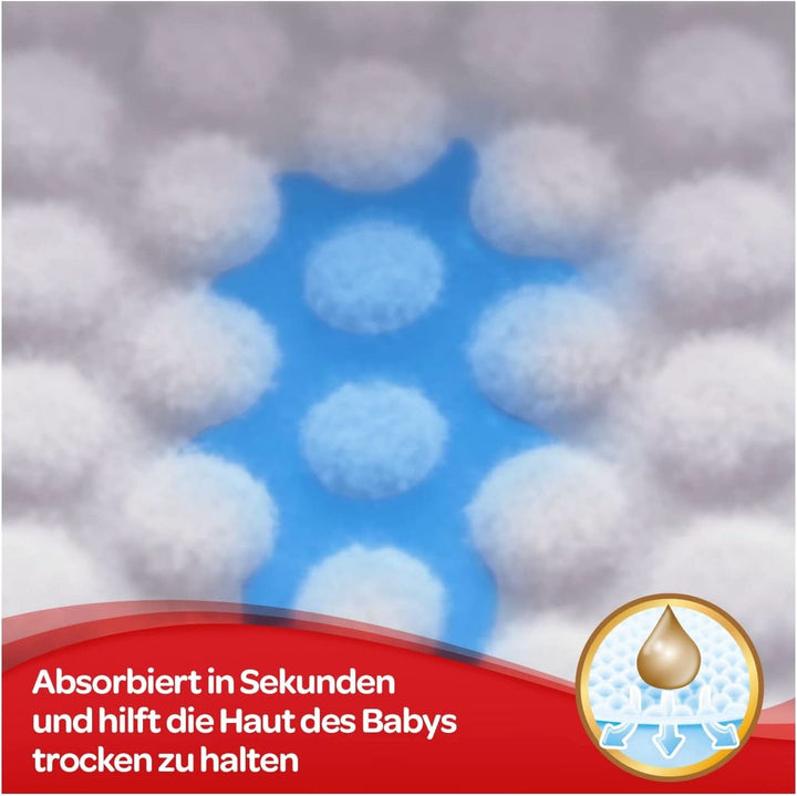 Huggies Newborn Scutece pentru copii mărimea 2, de la 3 la 6 kg, Pentru nou-născuți, Cu indicator de umezeală, 210 scutece Mama si Copilul Naty Shop