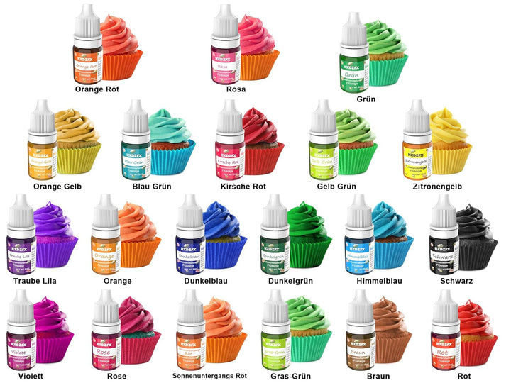 Coloranti alimentari lichizi, 6 ml Coloranti Alimentari Naty Shop