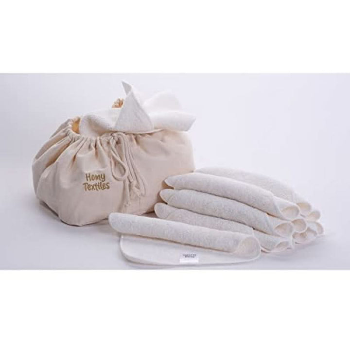 Set de 25 de prosoape de spălat pentru bebeluși din bambus Mama si Copilul Naty Shop