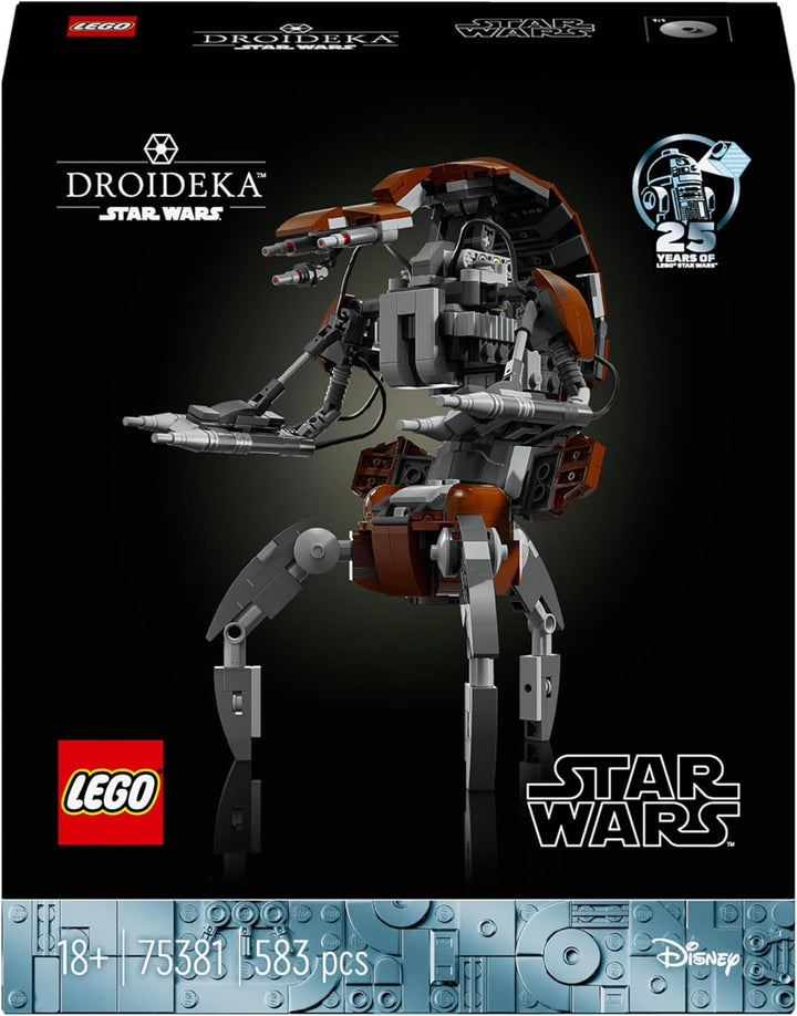 Set LEGO Star Wars Droideka, Kit model droid pentru adulți, decor pentru birou, obiect de colecție, idee de cadou pentru bărbați și femei 75381 Seturi de constructie Besuche den LEGO-Store