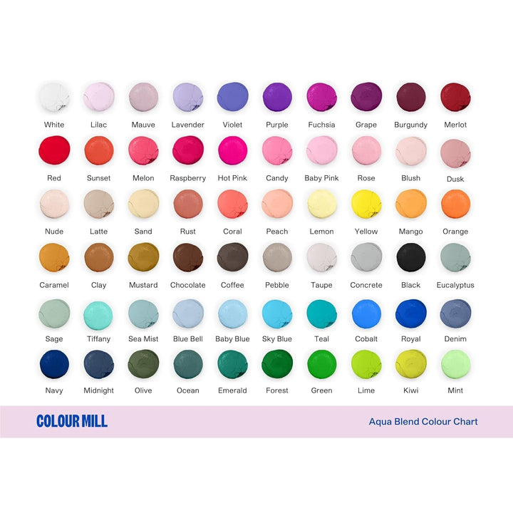 Colour Mill Aqua Blend Sage Lebensmittelfarbe Auf Wasserbasis - Lebensmittel Farbe Sehr Intensiv, Hoch Konzentriert, Vegan - 20 Ml Coloranti Alimentari Naty Shop
