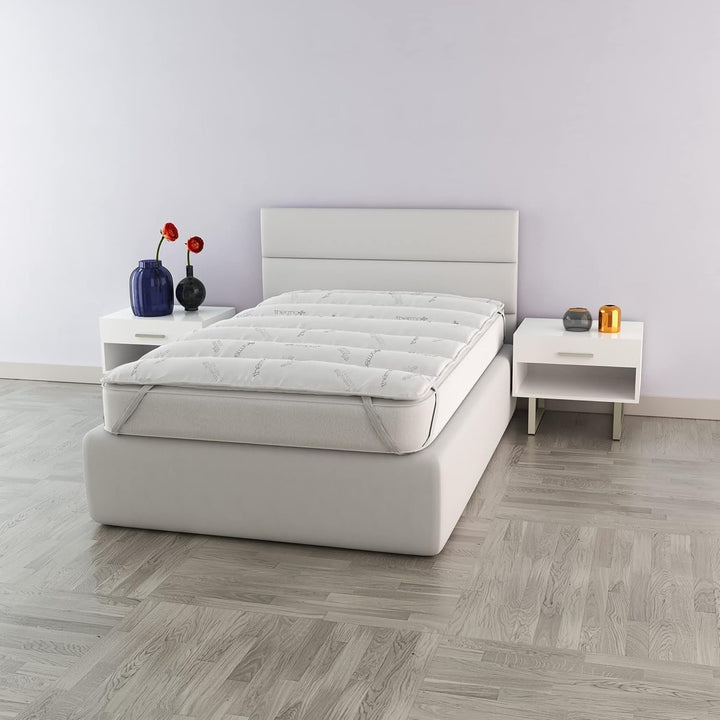 MB Home Italia, Topper, Thermocontrol, Double 160X195 Cm Plapumi si pilote Naty Shop Single 80X195 Cm Termocontrol