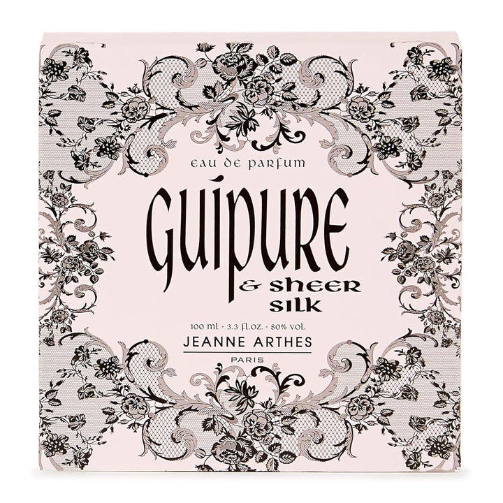Parfum de damă Guipure Sheer and Silk, Apă de parfum, Atomizor, 100 ml, Fabricat în Franța de Grasse