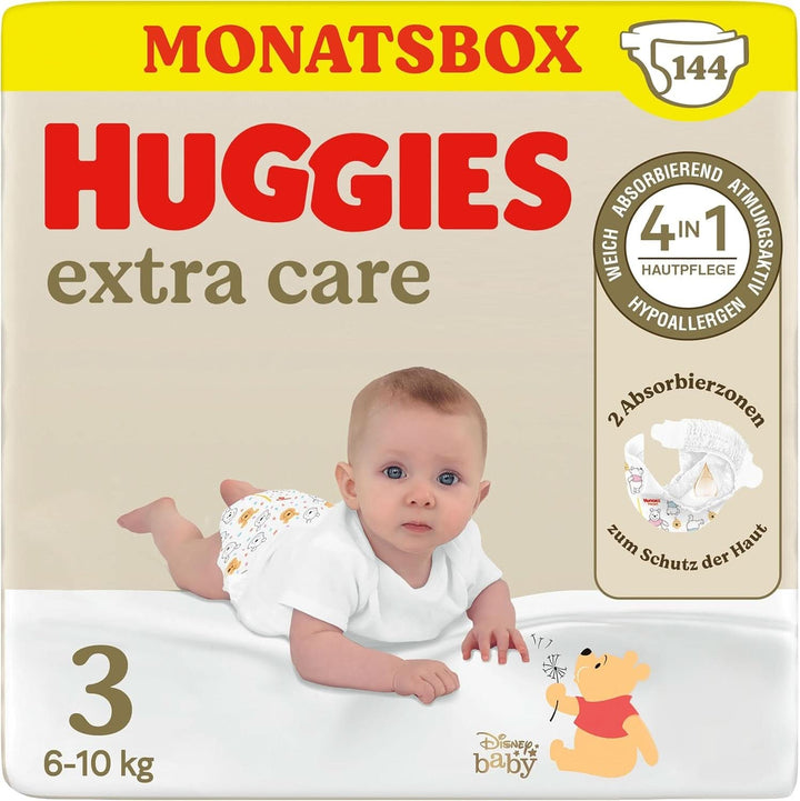 Scutece Huggies pentru bebeluși, cu design Disney, diverse marimi, cutie lunară Mama si Copilul Naty Shop Marimea 3