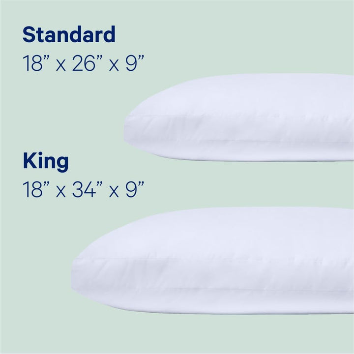 Pernă de dormit Casper standard alb, 1 bucată (1 pachet) Perne standard Naty Shop