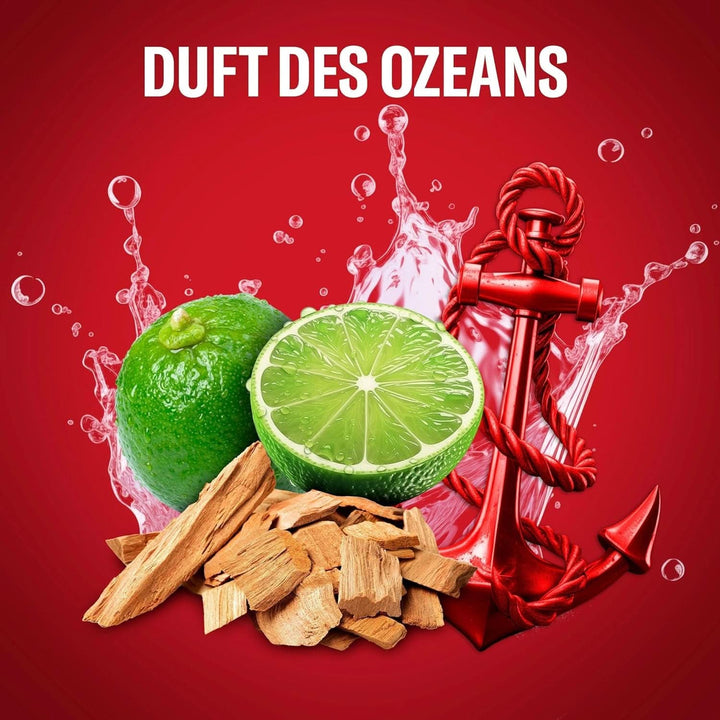 Old Spice Captain 3-In-1 Gel de duș și șampon pentru bărbați, 1 litru Duș și baie Naty Shop