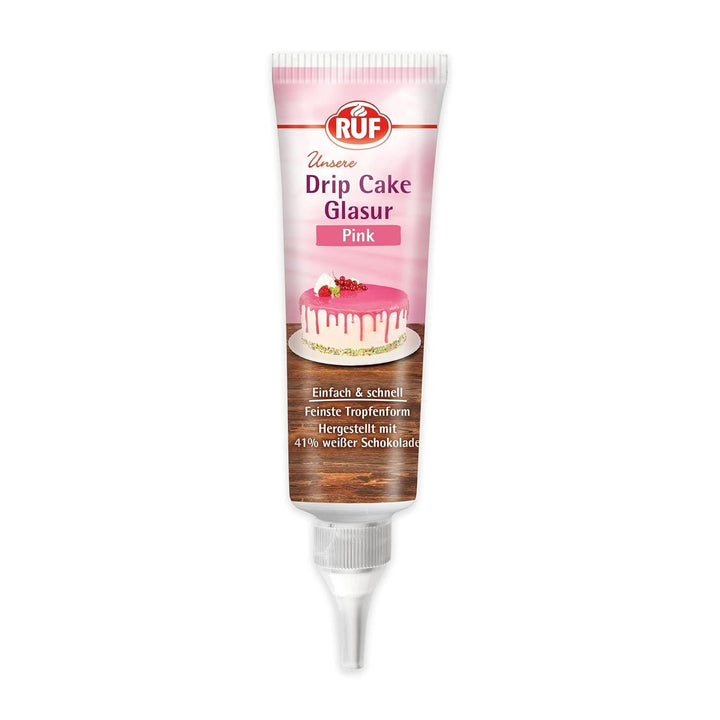 RUF Glazura cu efect de picurare, diverse sortimente, 125 grame Glazuri si Decor Naty Shop 125 grame Roz