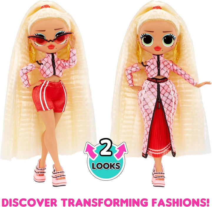 L.O.L. Surpriză! Păpușă de modă OMG - Swag - cu numeroase surprize, inclusiv modă schimbabilă și accesorii fabuloase - grozavă pentru copii de la 4 ani, roz Papusi Naty Shop