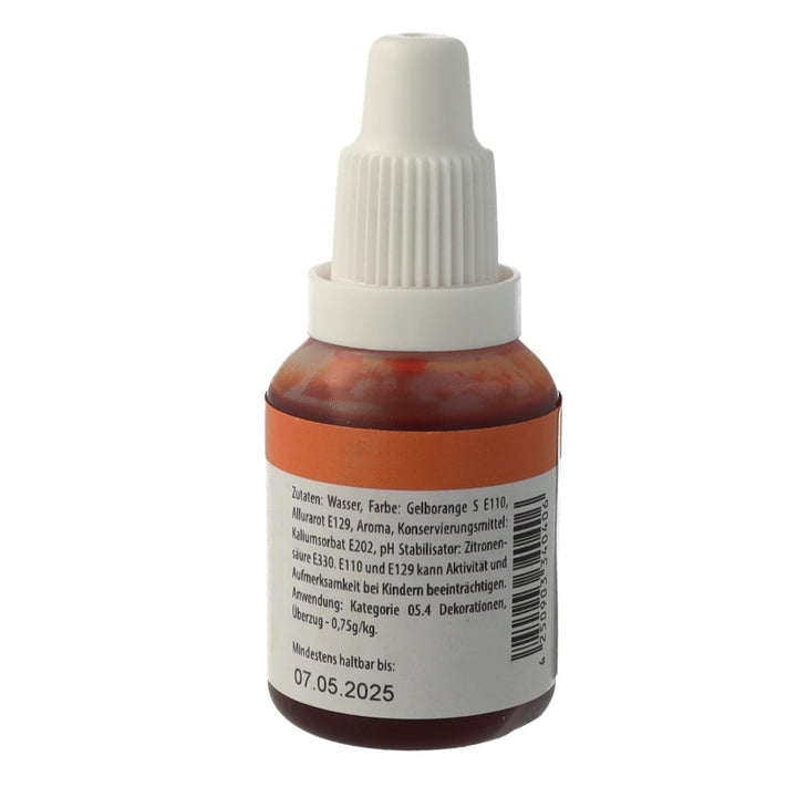 Bakeryteam, colorant alimentar pentru airbrush, portocaliu 20 ml Coloranti Alimentari Naty Shop