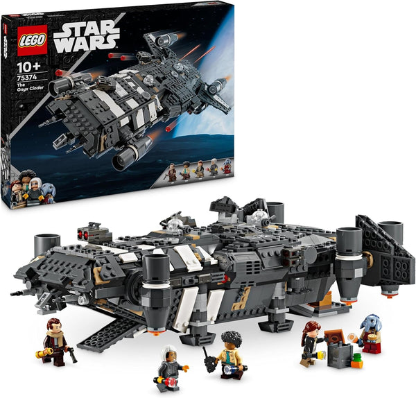LEGO Star Wars: Skeleton Crew Onyx Cinder, navă stelară de jucărie de construit și colecționat pentru băieți și fete cu 5 personaje, idee de cadou pentru fanii de la 10 ani 75374 Seturi de constructie Besuche den LEGO-Store Titlu implicit