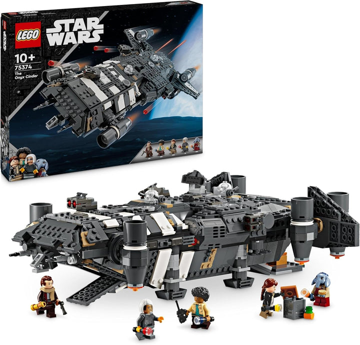 LEGO Star Wars: Skeleton Crew Onyx Cinder, navă stelară de jucărie de construit și colecționat pentru băieți și fete cu 5 personaje, idee de cadou pentru fanii de la 10 ani 75374 Seturi de constructie Besuche den LEGO-Store Titlu implicit
