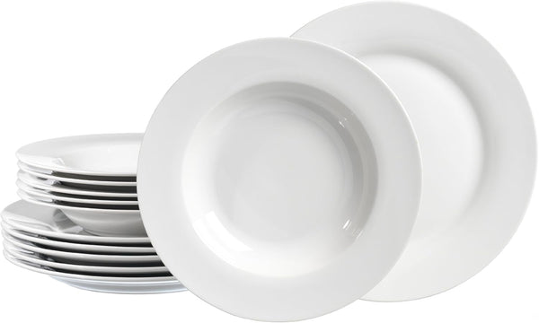 Ritzenhoff & Breker Tafelservice Bianco, 12-Teilig, Porzellangeschirr Seturi vesela masa Naty Shop Porzellan