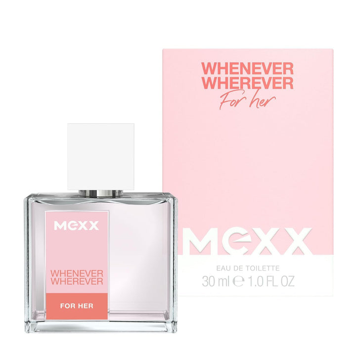 MEXX Whenever Wherever Woman Eau De Toilette, parfum proaspăt, floral-fructat pentru femei, 30 ml