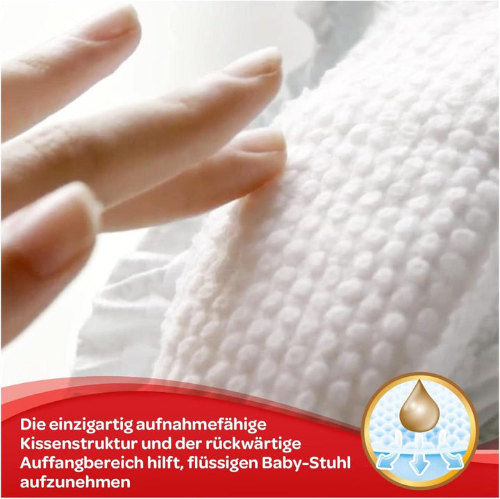 Huggies Newborn Scutece pentru copii mărimea 2, de la 3 la 6 kg, Pentru nou-născuți, Cu indicator de umezeală, 210 scutece Mama si Copilul Naty Shop