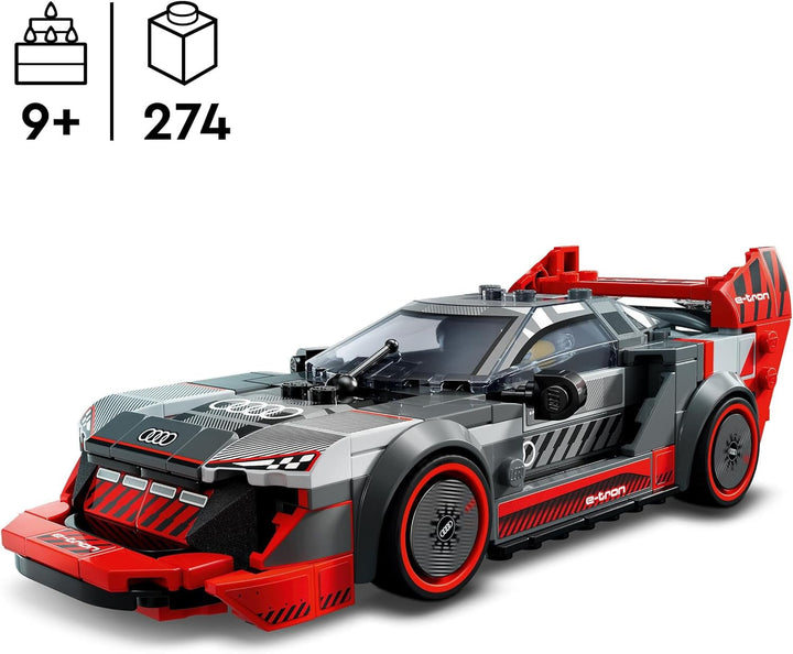 Set de mașini de curse LEGO Speed Champions Audi S1 E-Tron Quattro cu jucării auto pentru a construi, juca și expune, model de mașină pentru copii, cadou pentru băieți și fete de 9 ani 76921 Seturi de constructie Besuche den LEGO-Store