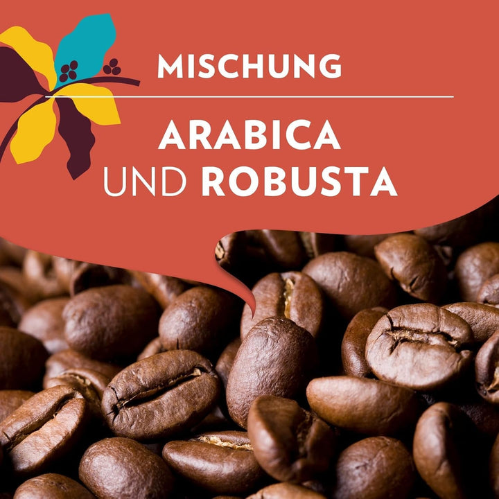 Lavazza, Tales of Roma, boabe de cafea, ideale pentru mașinile de cafea Espresso, cu note de aromă de alune și ciocolată neagră, Arabica și Robusta, 250 grame Cafea Naty Shop