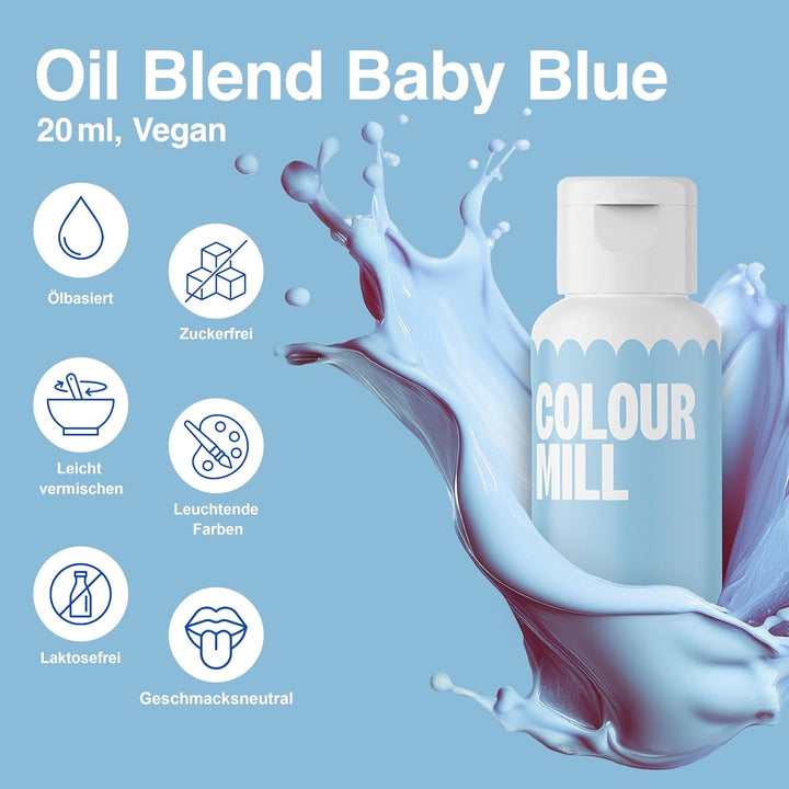 Colour Mill, coloranti alimentari pe baza de ulei, set pastel, 4 x 20 ml Coloranti Alimentari Naty Shop