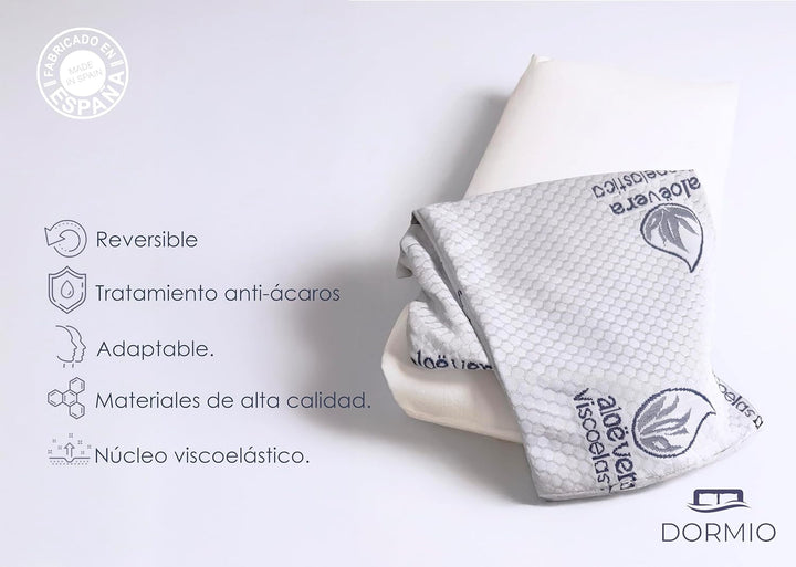 Pernă Dormio, alb, 1 bucată (1 pachet) Perne standard Naty Shop