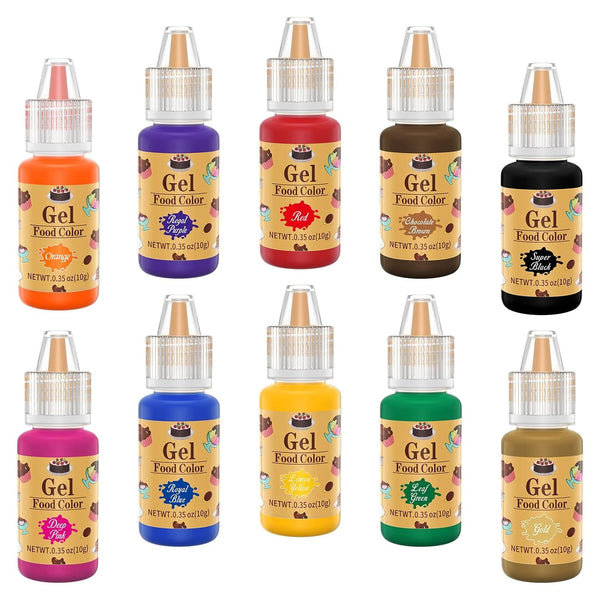 Set 10 coloranti alimentari lichizi, 10 ml / colorant Coloranti Alimentari Naty Shop Default Title