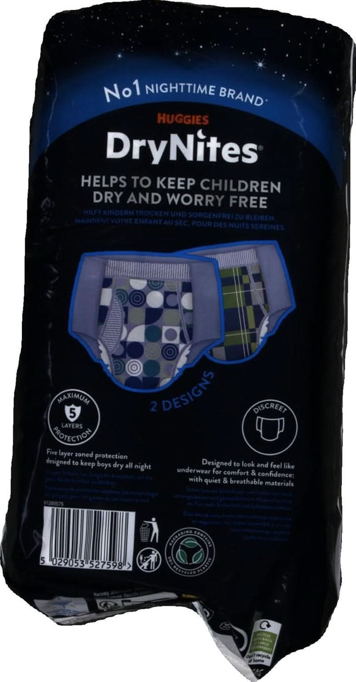 Huggies Drynites Scutece de noapte foarte absorbante, pentru băieți 8-13 ani (30-48 kg), 9 buc Mama si Copilul Naty Shop