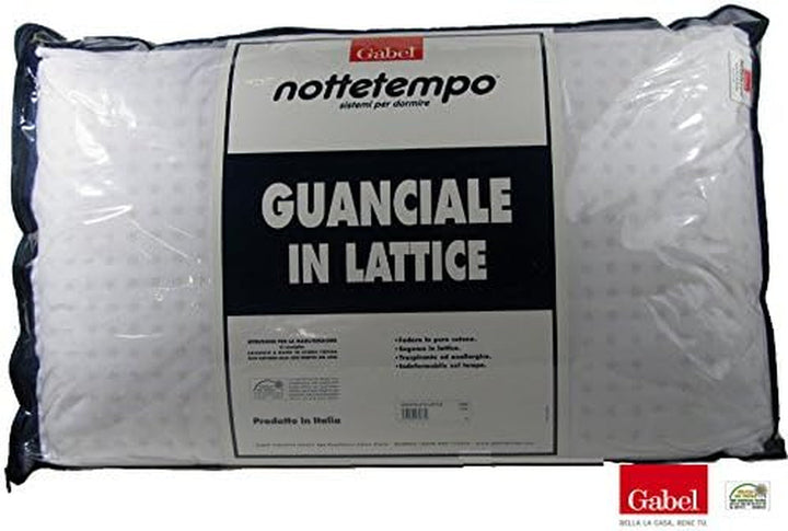 Nottetempo Pernă Latex 80X50X10 Cm Bianco Perne standard Naty Shop