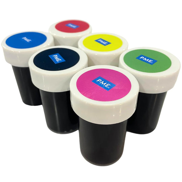 PME, Pachet de 6 coloranți alimentari sub formă de pastă, 25 grame fiecare Coloranti Alimentari Naty Shop Default Title