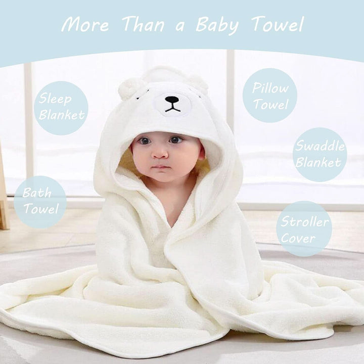 Pachet de 2 prosoape de baie cu glugă 80 x 80 cm Mama si Copilul Naty Shop