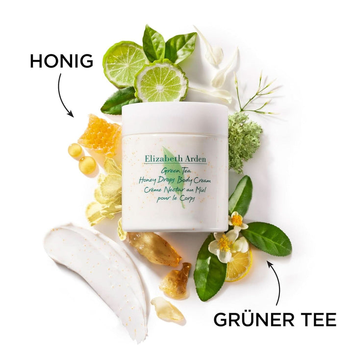 Elizabeth Arden, cremă de corp îmbogățită cu extract de ceai verde, miere naturală și unt de shea hrănitor, 500 ml Duș și baie Naty Shop