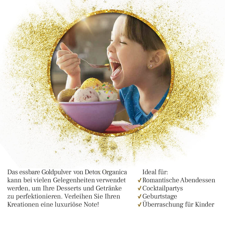 Colorant alimentar auriu, pudra, vegan, 10 grame Coloranti Alimentari Naty Shop