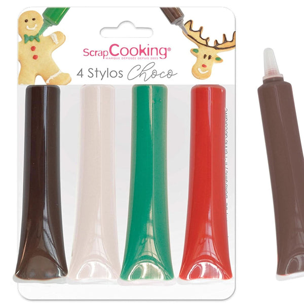 Scrapcooking, set 4 coloranti alimentari, tub de plastic Coloranti Alimentari Naty Shop