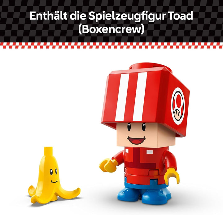 LEGO Super Mario: Mario Kart - Standard Kart, colecție Nintendo, cadou pentru copii, permite băieților, fetelor și jucătorilor de la 7 ani să joace independent, jucărie de aventură cu figura Toad 72032 Seturi de constructie Besuche den LEGO-Store