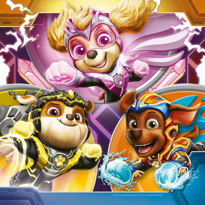 Ravensburger Children's Puzzle 05708 - PAW Patrol Power - 3X49 piese PAW Patrol the Mighty Movie Puzzle Pentru copii cu vârsta de peste 5 ani Puzzle Naty Shop
