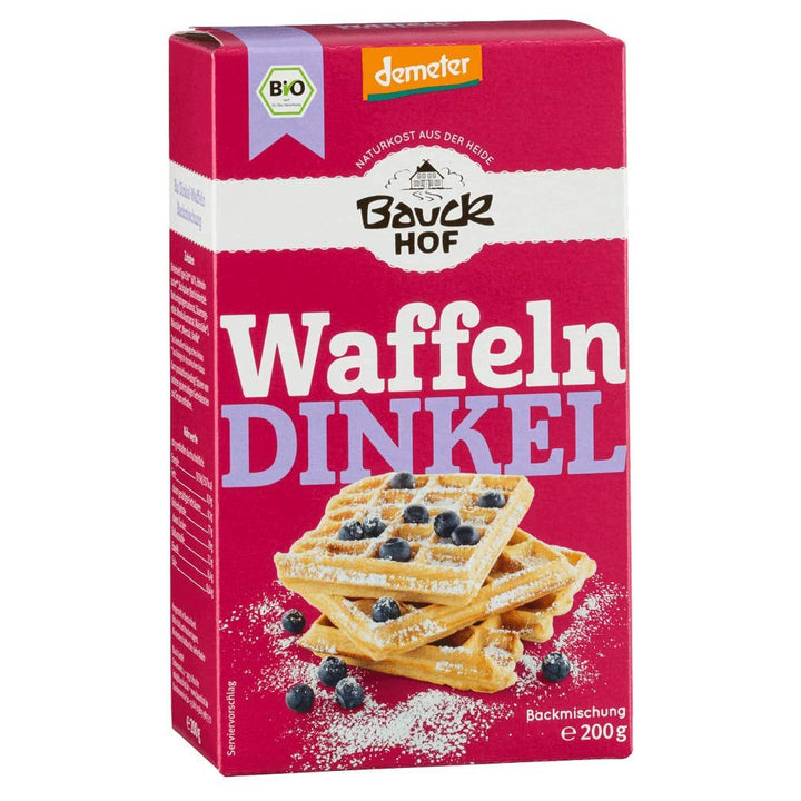 Demeter Bauck Hof Bio Dinkel Waffeln, 200 G Amestec pentru copt si gatit Naty Shop 200 G (2Er Pack)