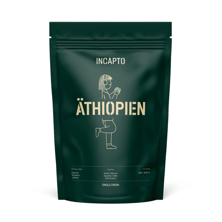 Boabe de cafea speciale Incapto | Origine unică Mexic | Espresso 100% Arabica | Cafea de specialitate 82 puncte SCA | Boabe de cafea prăjite tradițional | Plantație Chiapas, Ethichub Cafea Naty Shop 500 grame Etiopia