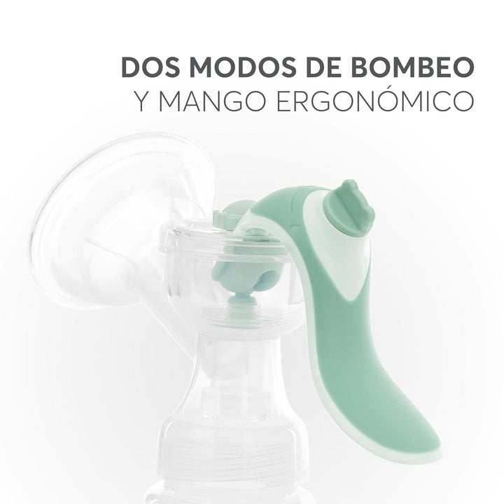 Pompă de sân Kikkaboo ELSIE, manuală cu 2 moduri, putere de aspirație reglabilă, cupă din silicon moale Accesorii Hrana si Alaptare Bebe Naty Shop