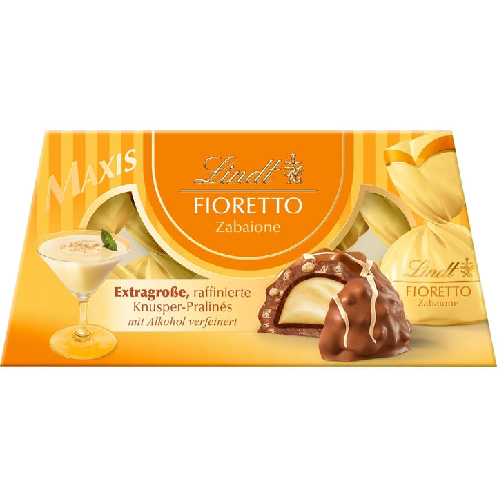 Lindt Chocolate FIORETTO Maxi Zabaione, cutie cadou 138 grame Naty Shop