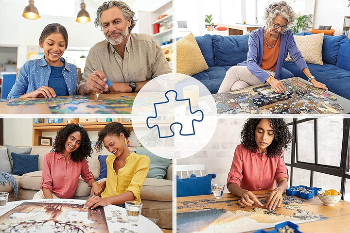Ravensburger puzzle pentru copii - 13698 Magical Unicorns - Unicorn puzzle pentru copii cu vârsta de 6 ani și peste, Cu 100 de piese în format XXL, Include broșură de colorat Puzzle Naty Shop