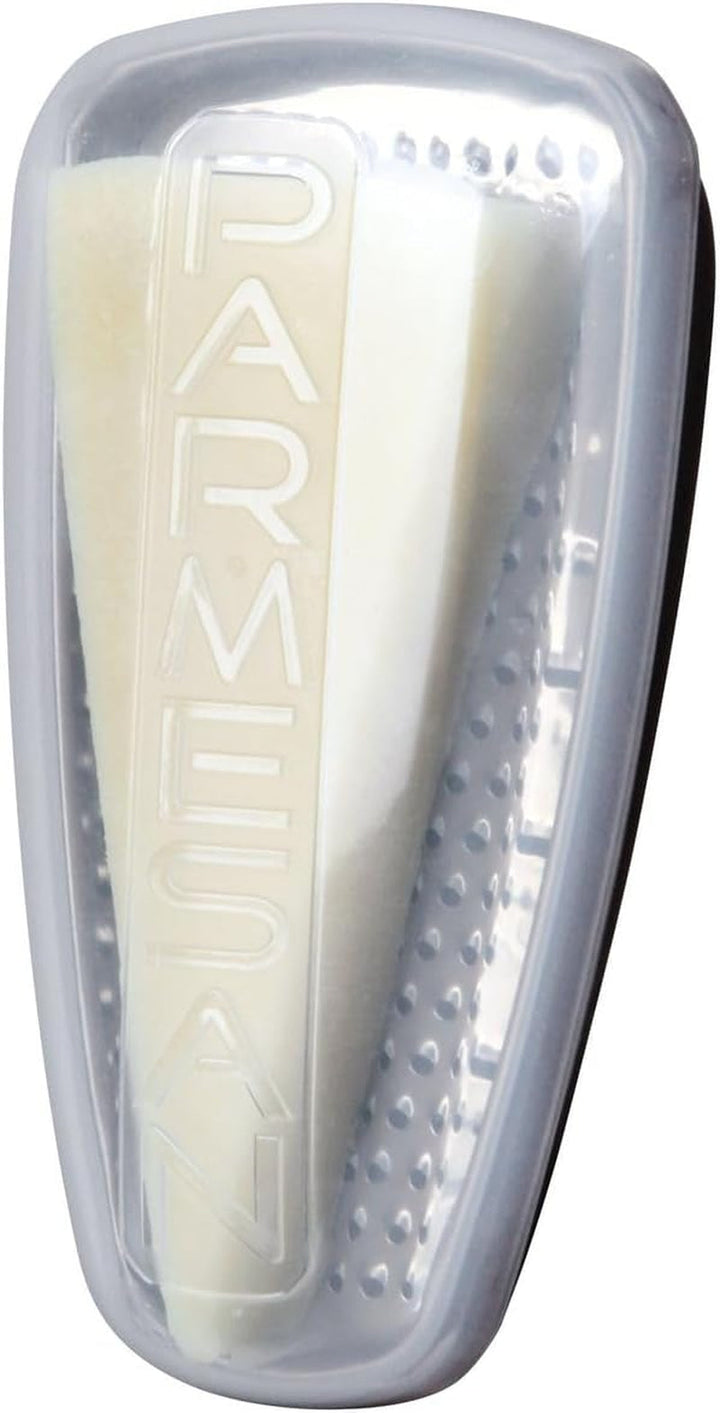 FACKELMANN Food&More 45463, Răzătoare parmezan din oțel inoxidabil cu cutie de prospețime Peeler Naty Shop