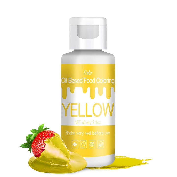 Limino, colorant alimentar pe bază de ulei, liposolubil, 60 ml Coloranti Alimentari Naty Shop Galben