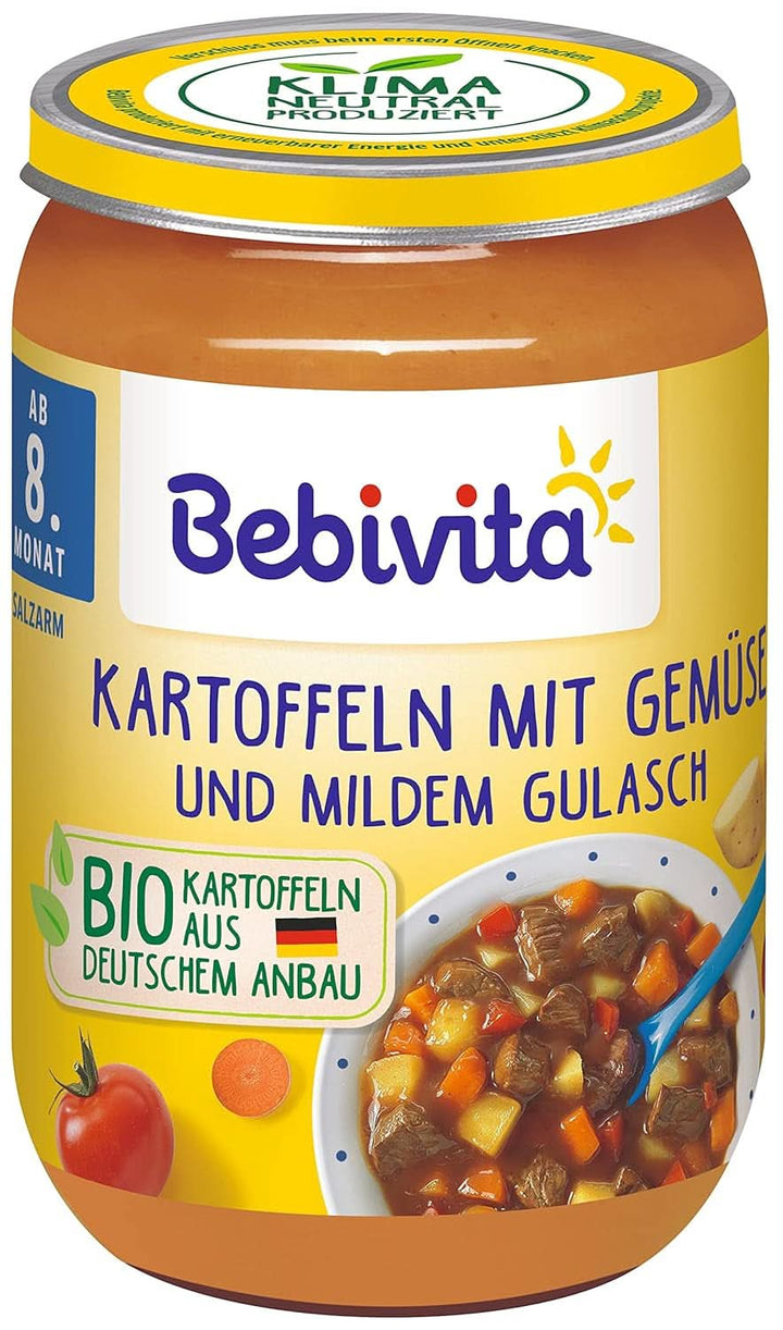 Meniuri De la 8 luni Spaghetti Bolognese, pachet de 6 (6 X 220 grame), mediu Mama si Copilul Naty Shop