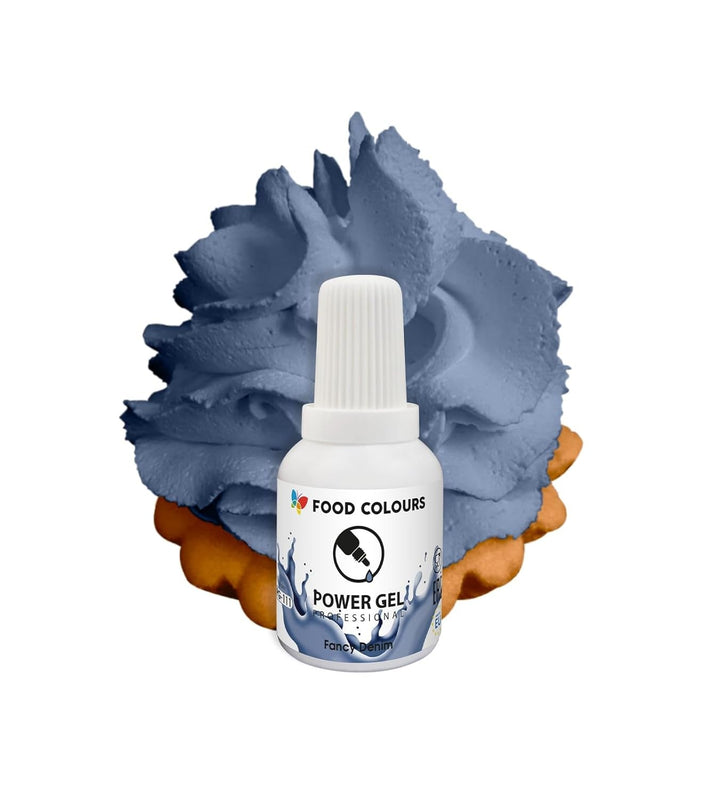 Gelfarbe BEIGE CHAMOIS 20G Lebensmittelfarbe Für Ein Breites Anwendungsspektrum Zur Dekoration Von Kuchen, Torten, Sahnecreme, Biskuitteig, Royal Icing, Macarons Coloranti Alimentari Naty Shop Fancy Denim