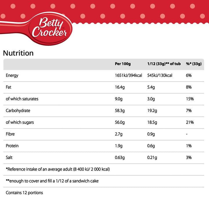 Betty Crocker, Glazură de tort cu ciocolată și caramel, 400 grame Glazuri si Decor Naty Shop