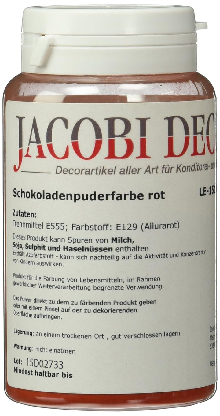 Cake Company, colorant alimentar liposolubil, pudra, rosu, 25 grame Coloranti Alimentari Naty Shop