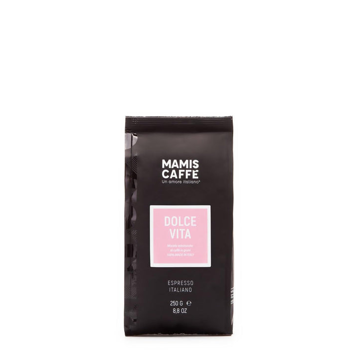 Mamis Caffè Dolce Vita, boabe espresso întregi, perfect ca si cappuccino sau latte macchiato Cafea Naty Shop 1 Pachet Boabe intregi