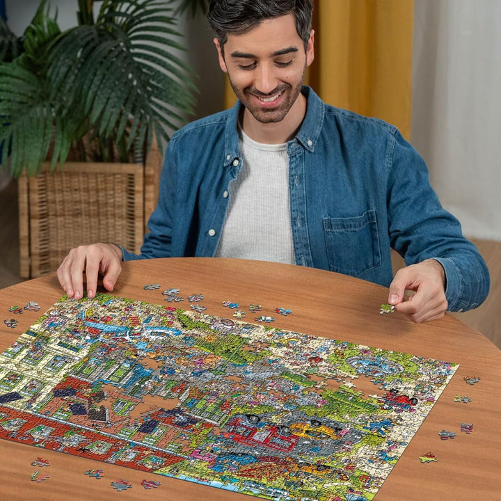 Ravensburger Puzzle 12000723 - Hotelul - Puzzle de 1000 de piese pentru adulți și copii de la 14 ani, Puzzle Naty Shop