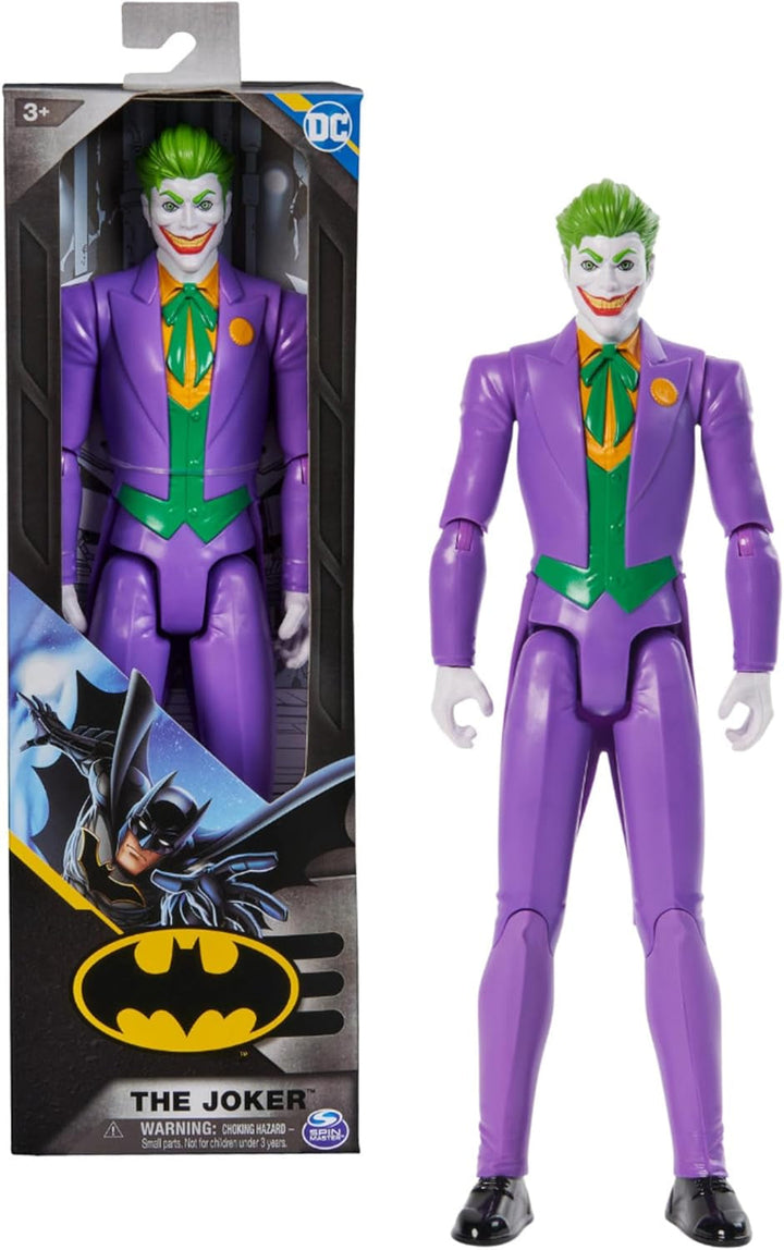 Batman S1 figurină de acțiune, 30 cm înălțime, Complet mobilă Pentru aventuri captivante și cascadorii pline de acțiune, Jucărie pentru copii cu vârsta de 4 ani și peste, Design original de benzi desenate Action figures Naty Shop Joker