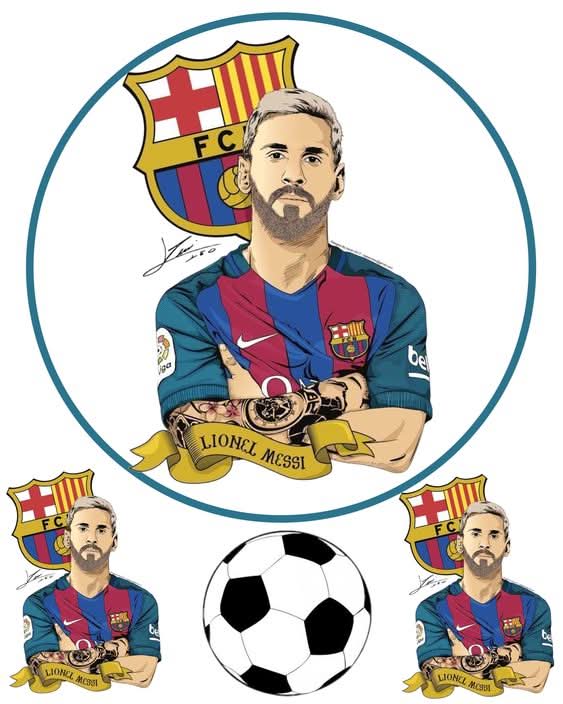 Imagine comestibila, vafa sau icing, format A4, Fotbal Imagini comestibile Naty Shop
