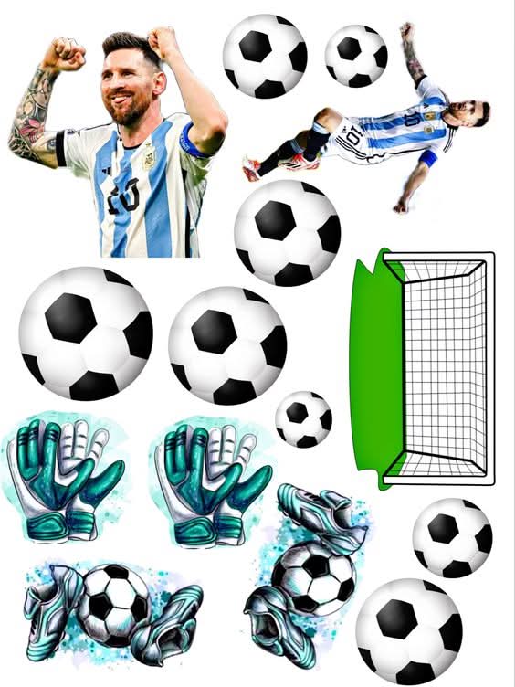 Imagine comestibila, vafa sau icing, format A4, Fotbal Imagini comestibile Naty Shop