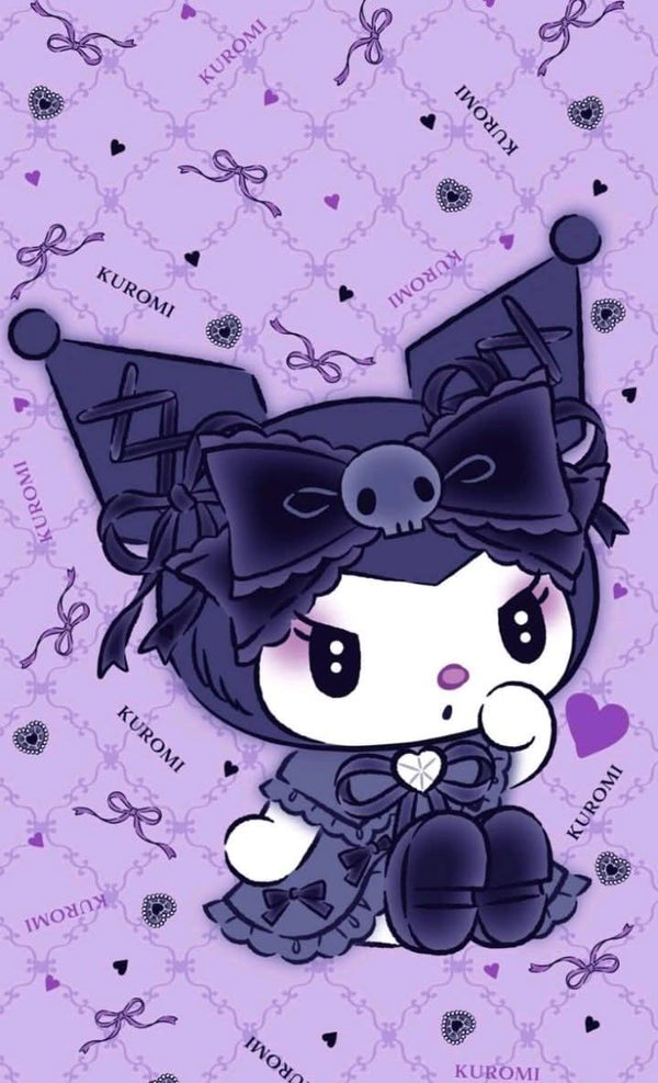 Imagine comestibila, vafa sau icing, format A4, Kuromi Imagini comestibile Naty Shop