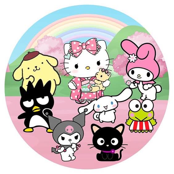 Imagine comestibila, vafa sau icing, format A4, Kuromi Imagini comestibile Naty Shop